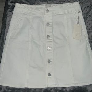 A New Day White Skirt